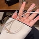 thumbnail image 2 of Gafas sin montura para mujeres con miopía Se pueden equipar gafas sin montura para caras grandes Gafas pequeñas anti-luz azul, 2 of 6