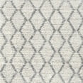 thumbnail image 1 of Ahgly Company Indoor Square Contemporary Dark Gray Trellis Area Rugs, 5' Square, 1 of 6