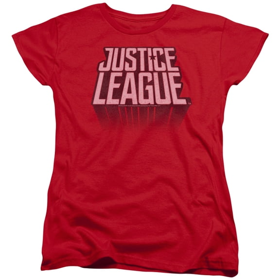 Justice League Movie - League Distressed - Women's Short Sleeve Shirt - XX-Large