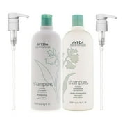 Aveda Shampure Nurturing Calming Aroma Shampoo and Conditioner Set with Pumps 33.8 oz Each