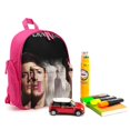 thumbnail image 3 of Sobrenatural Mochila Escolar para Niños y Niñas, Mochila Infantil Ligera de Alta Calidad, Grande y Duradera ROSA, 3 of 6