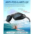 thumbnail image 4 of Gafas de natación Otionus polarizadas antivaho para hombres y mujeres adultos, 4 of 8