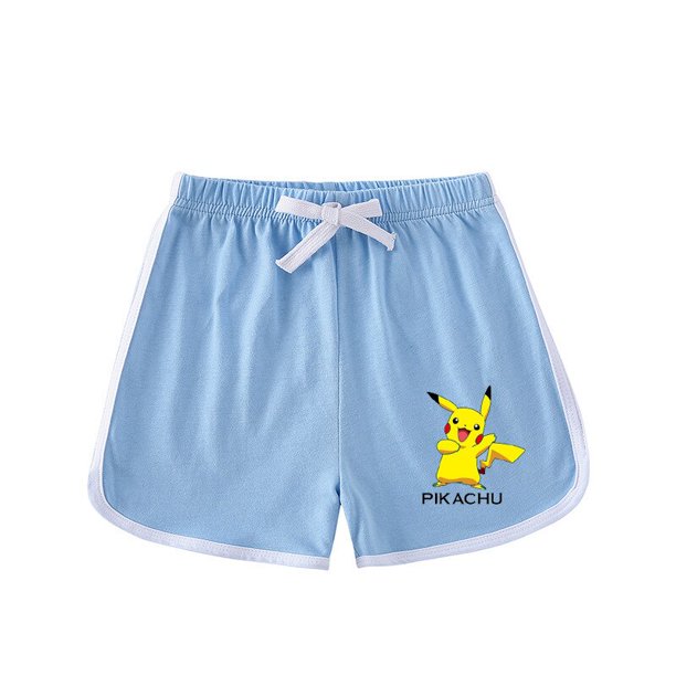 Ropa de bebé Pokemon Pikachu, chándal informal, ropa de algodón puro, camisetas de verano para bebés y pantalones para niños, ropa deportiva Ou qym unisex