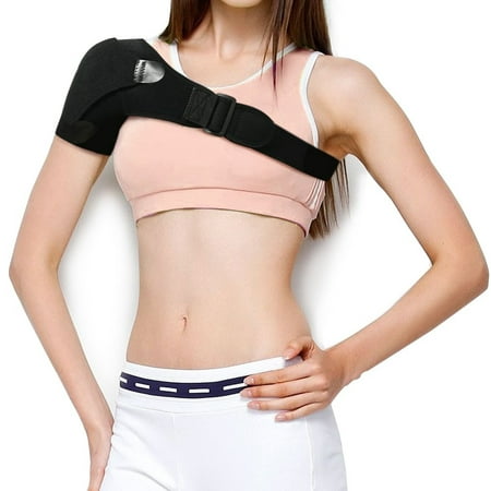 Best Shoulder Support Brace for Men and Women - Compression Sleeve for Shoulders. Adjustable Wrap Provides Stability, Therapy, Recovery and Injury Relief for Rotator Cuff, Dislocated AC (Best Exercise For Shoulder Injury)