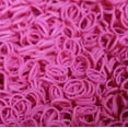 thumbnail image 2 of Amelia Beauty | 1/2in, Pink, Elastic Rubber Band Pony Tail Holders | Made in USA, Ideal for Ponytails, Braids, Twists, Dreadlocks, Styling Accessories for Women, Men and Girls | 500 Pack, 2 of 6
