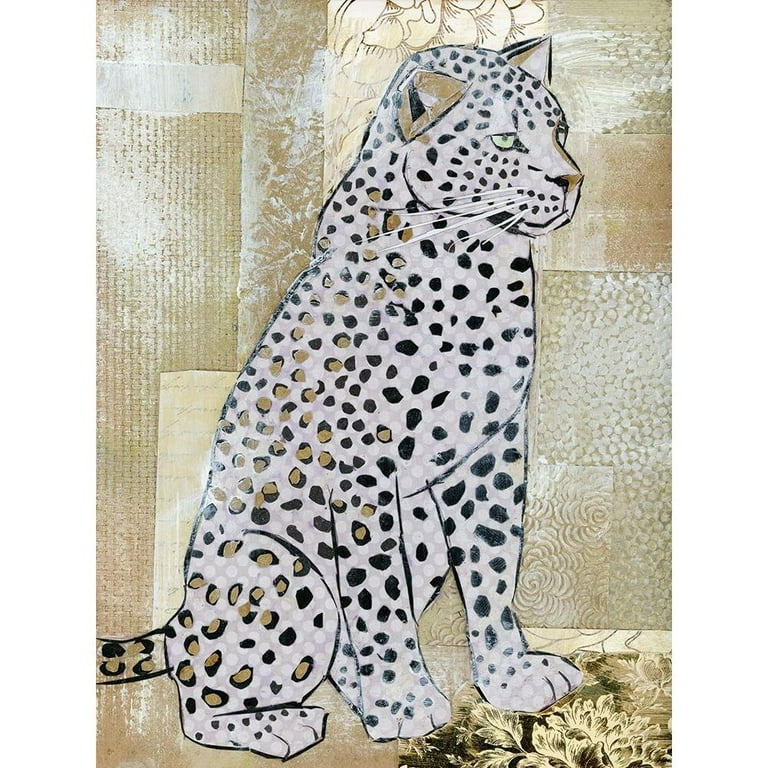 McGee, Jenny - Titled Museum Beauty Modern 19x24 Framed Art Leopard Print Black