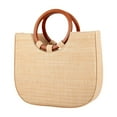 Abbraccia Handwoven Rattan Bag Singleshoulder Bag Retro Summer Beach