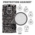 thumbnail image 2 of Máscara de tubo 3D sin costuras para protección contra el viento y el polvo, bandana para hombres y mujeres, máscara de esqueleto transpirable fina y duradera, motocicleta, ciclismo, pesca, ciclismo Adepaton  2033279-4, 2 of 9