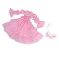thumbnail image 1 of Ounissouiy Adorable vestido de princesa con tocado para 1/3 Night Lolita Girl Dolls Pink Muñecas y casas de muñecas, 1 of 1
