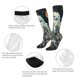 thumbnail image 3 of Balery Moon Flower White Owl Calcetines novedosos Calcetines deportivos Calcetines hasta la rodilla Calcetines de algodón Calcetines originales y geniales, 3 of 6