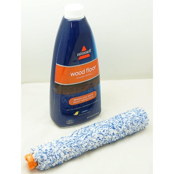 Bissell Crosswave 32oz Wood Floor Cleaning Formula & Wood Floor Brush