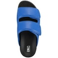 thumbnail image 4 of INC Mens Blue Treaded Open Toe Platform Slide Sandals Shoes 8.5 M, 4 of 5