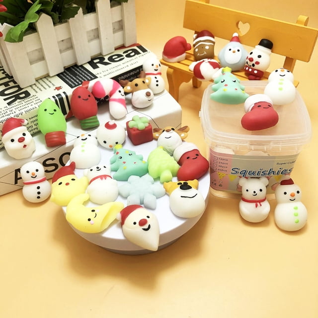 Christmas Dango Soft Rubber Small Animal Cute Pet Set Pinching Music Venting And Decompressing-HAPDEN
