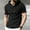 Black, variant on DPTALR George Men’s Lightweight Athletic Short Sleeve Hoodies Solid Color T-Shirts BeigeBig and Tall Men XXXL