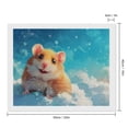thumbnail image 2 of Diamond Art Kits for Adults, Cloud Cute HamsterDiamond Painting Kits for Beginners, Frameless Round 5D Full Drill Diamonds Art Pictures Gem Art Crafts Home Decor Gifts, 2 of 8