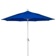 thumbnail image 2 of 9 Oct Home Patio Umbrella 8 Rib Crank White with Natural spun acrylic canopy, 2 of 7