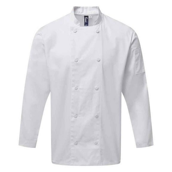 Premier Mens Coolchecker Long-Sleeved Chef Jacket