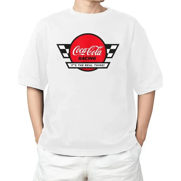 Hot Trending Coca-Cola Racing It'S The Real Thing Vintage T-Shirt S-5Xl Birthday Gifts; For Men & Women