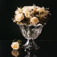 thumbnail image 1 of Centre de Table Louise Collection en Verre Noir avec Acier Inoxydable 25x22cm, 1 of 6