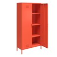 thumbnail image 4 of Novogratz Cache Tall 2 Door Metal Locker Cabinet, Yellow, 4 of 9