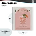 thumbnail image 3 of Stylish Retro Paloma Canvas Wall Art, design by Lil' Rue, 3 of 8
