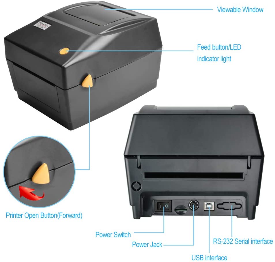 4x6 label printer walmart