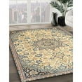 thumbnail image 2 of Ahgly Company Indoor Rectangle Traditional Dark Almond Brown Medallion Area Rugs, 8' x 12', 2 of 6