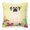 MultiColor, variant on Easter Eggs Design Dog Art Fabric Decorative Pillow