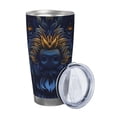 thumbnail image 2 of Logiee Elegant Dog Mandala Art Print 20OZ Car Cup with Lid, Stainless Steel Vacuum Insulated Double Wall Travel Tumbler, Durable Insulated Coffee Mug,Thermal Cup with Straw-Straw Three-piece Set, 2 of 8