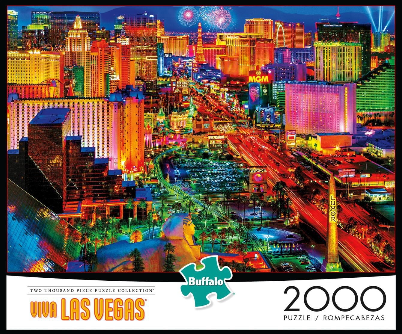 Buffalo Games Viva Las Vegas 2000 Piece Jigsaw Puzzle
