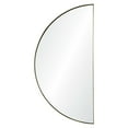 thumbnail image 2 of Renwil Modern Glamour Halfmoon Decorative Mirror in Satin Brass, 2 of 3