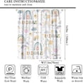 thumbnail image 2 of Rainbow Curtains Boho Abstract Rainbow Curtain for Bathroom Colorful Cute Kids Rainbow Bedroom Curtain Set 2 Panels,55x39 Inches, 2 of 8