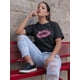 thumbnail image 2 of Playera Para Mujer - Labial Rosado Smartprints  T-shirt, 2 of 4