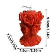 thumbnail image 3 of Valentines Decor Rose Petals And Candles Set Rose Candle Three Dimensional Relief Rose Bouquet Aromatherapy Candle Holding Flowers Valentine's Day Confession Atmospheres Candle, 3 of 6