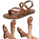 thumbnail image 5 of Sandalias Tanga Con Espalda Abierta Zapatos Playa para Mujer Punta Color Sólido, 5 of 9