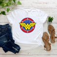 thumbnail image 1 of Wonder-Woman T-Shirt Mother's Day Gift T Shirt Feminist Shirt Girl Power Tshirt Superhero Mama Tee Wonder Mom Women Graphic TeesXL Gao Jinjia LED, 1 of 2