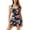 Red Flower, variant on Women's Swimwear One Piece Slimming Skirt Tummy Control Swimdress Bathing Suit