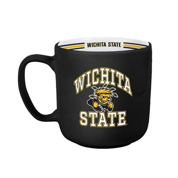 Logo Brands 256-C15SM 15 oz Wichita State Stripe Mug