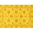 thumbnail image 1 of Ahgly Company Indoor Rectangle Oriental Yellow Traditional Area Rugs, 7' x 9', 1 of 4