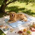 thumbnail image 5 of Gcvizuso Summer Cooling Mat & Sleeping Pad, Cooling Blanket for Dogs, Pet Cooling Mat for Cats, Cooling Mat, Materials Safe, Easy Carry & Clean, Keep Cooling for Pets, 25 x 20 in, 5 of 7
