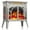 Beige, variant on YUKOOL Electric Fireplace Heater, Freestanding Indoor Electric Fireplace Heater, Overheating Protection, Beige