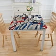 thumbnail image 3 of nygtbtfer  Tablecloth, Decorations for Home FloralPatriotic Decor Scallop Edge Table Cover Indoor Outdoor Party Table Decorations, 3 of 7
