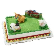 Little People Farm Friends Sheet Cake