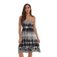 thumbnail image 2 of Riviera Sun Women's Strapless Tube Short Summer Dress - Casual and Comfortable Beach Dresses (Grey Black, Small), 2 of 4