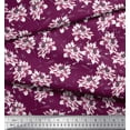thumbnail image 1 of Soimoi Silk Fabric Peony Floral Print Fabric by Yard 42 Inch Wide, 1 of 3