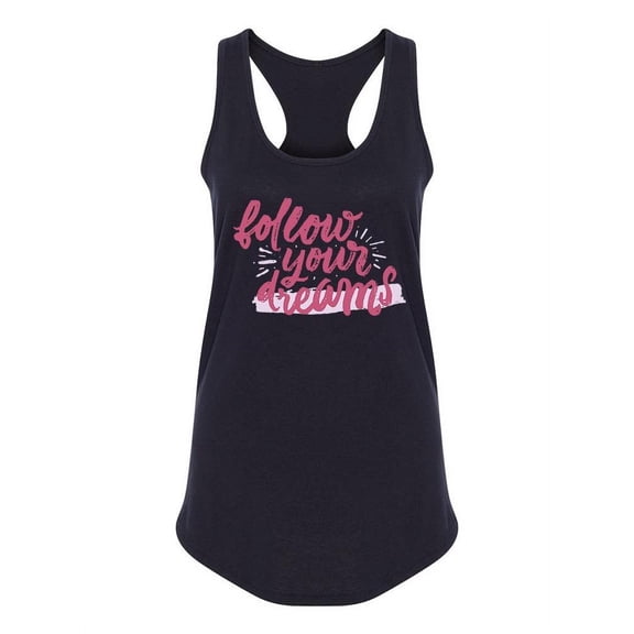 Dreams Lettering Design Tank Women -Image by Shutterstock, Female Medium
