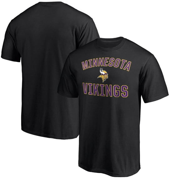 Men's Black Minnesota Vikings Victory Arch T-Shirt
