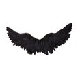 thumbnail image 1 of Ala de ángel, accesorios de carnaval y cosplay para festivales, con correas elásticas. Ala de diablo. Negro, 1 of 9