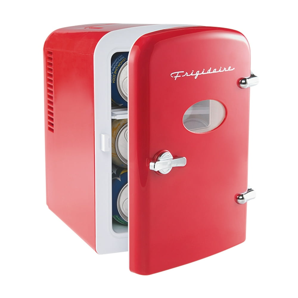 Frigidaire Portable Retro 6 Can Mini Personal Beverage Refrigerator
