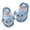 Sky Blue, variant on AWZXDE Girls Slippers Soft Indoor With Adjustable Back Strap Lightweight Shoes For Children Comfortable Home Floor Slippers